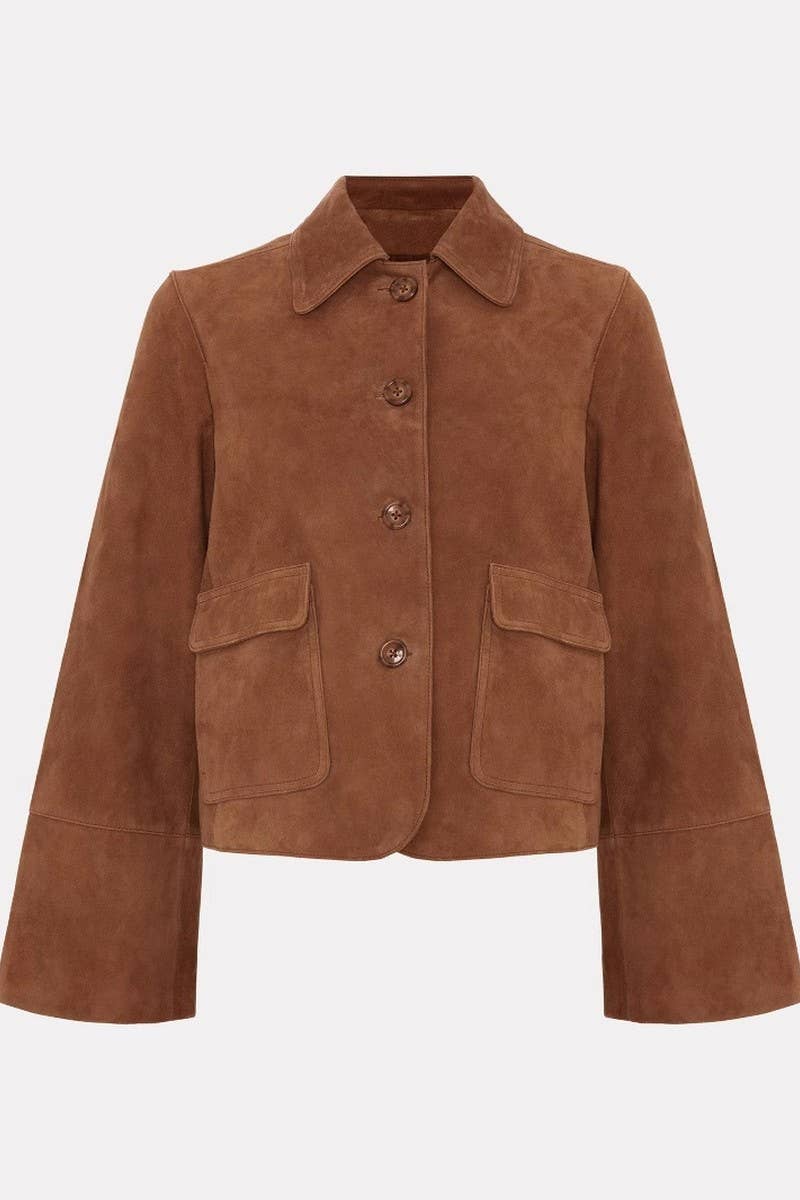 CWOCAL2326_SPRING AND AUTUMN NEW SOLID COLOR FASHION JACKET