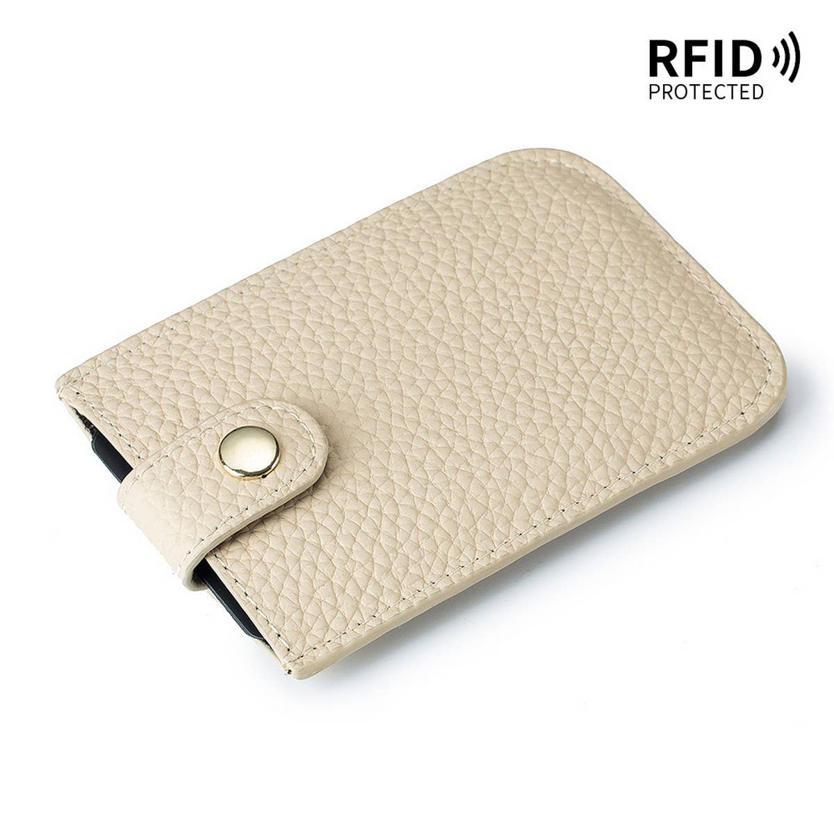 ULTRA-THIN LAYERED DRAWSTRING LEATHER CARD HOLDER_CWAB3825