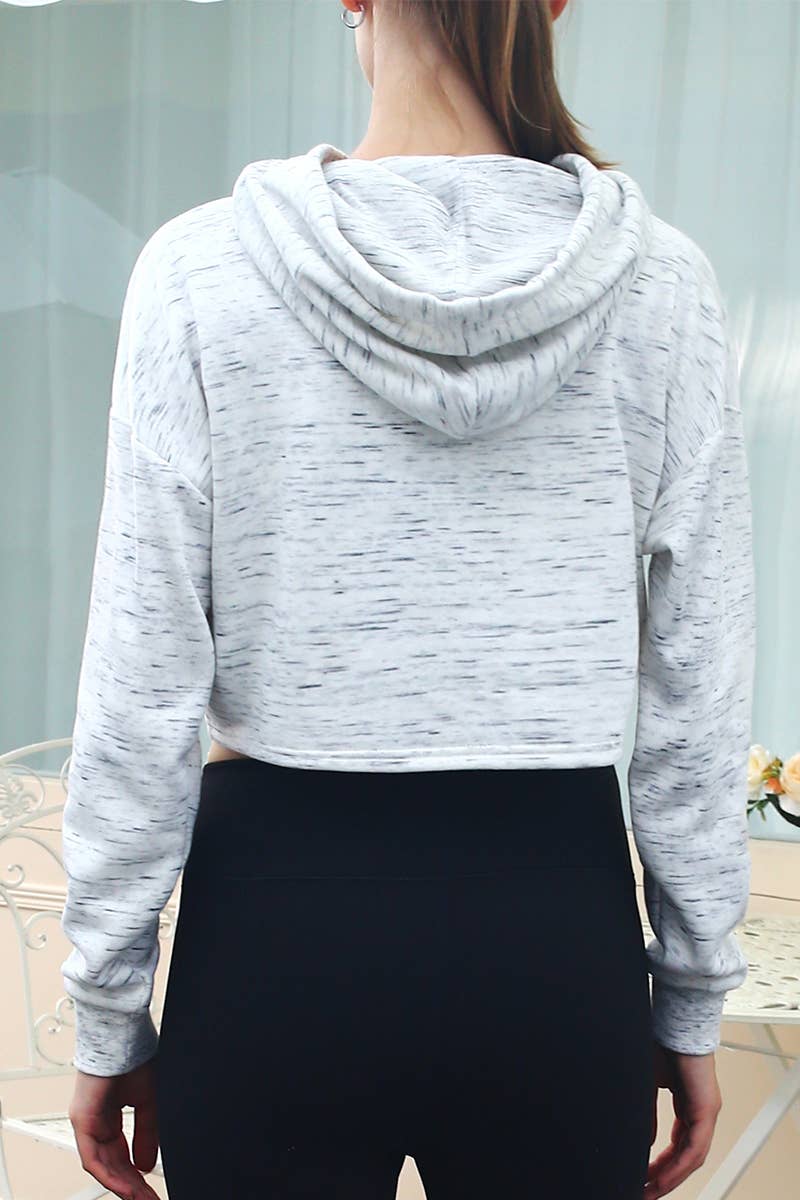 CWOHOL426_Lightweight Pullover Hoodie Cropped Sweatshirt