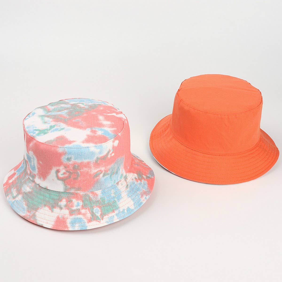 CWAH1517_TIE DYE REVERSIBLE SUNSCREEN BUCKET HAT