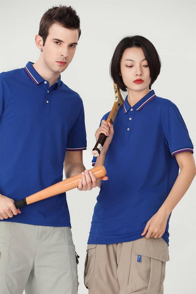 CWTBLS02417_ICE SILK COTTON SHORT SLEEVE POLO SHIRT