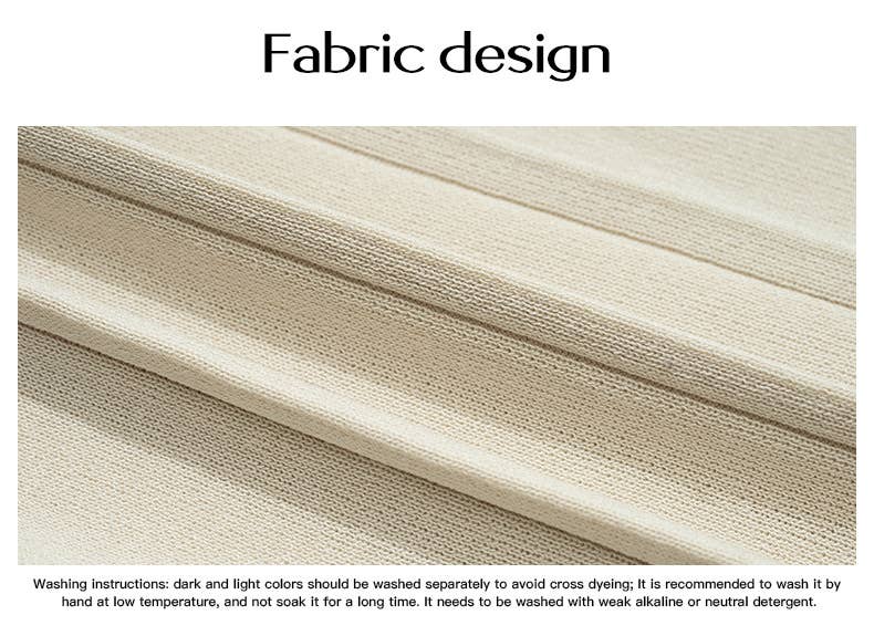 CASUAL SOLID COLOR SWEATER SET