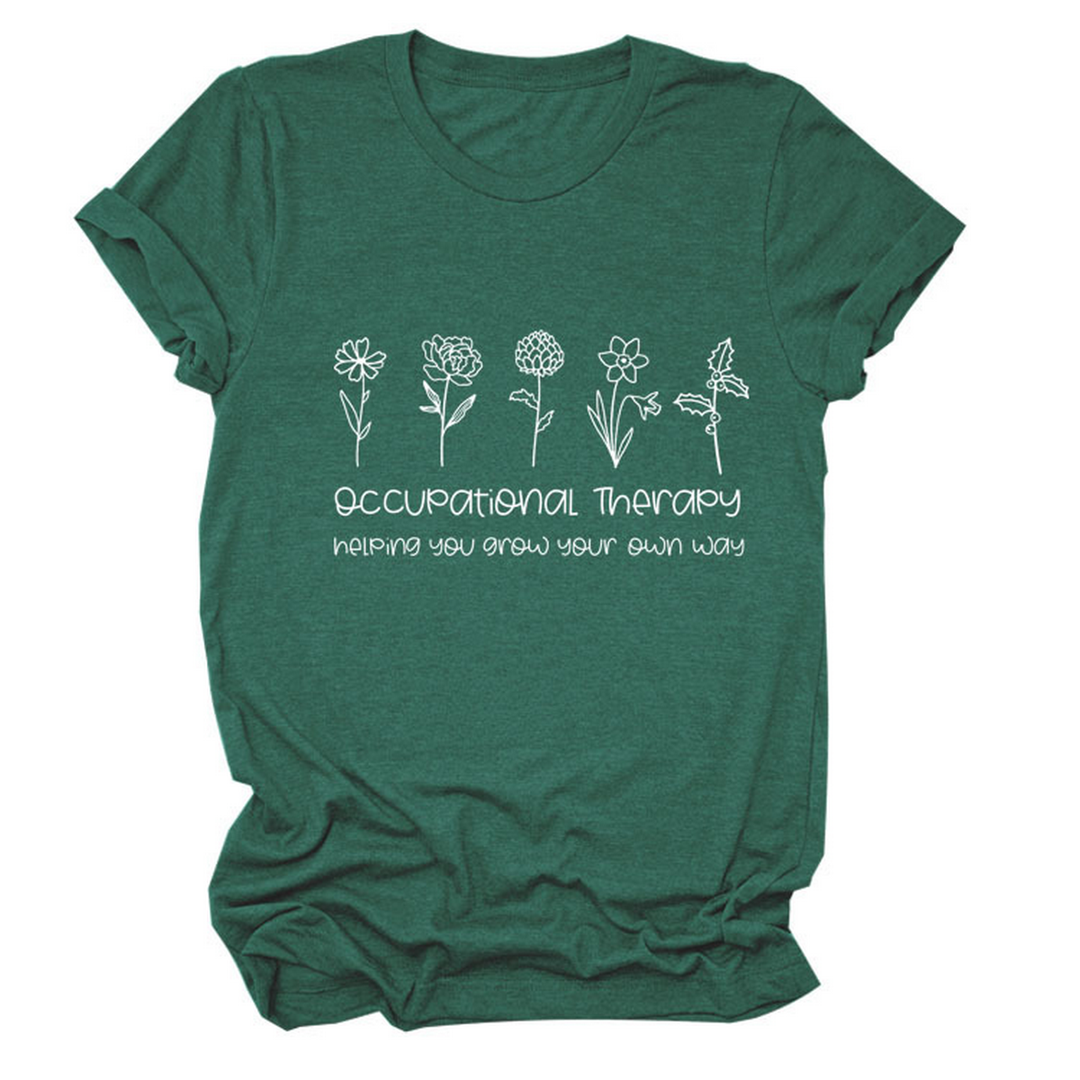 Women?™s Short Sleeve Tee, Round Neck Print Top_CWTTS1491