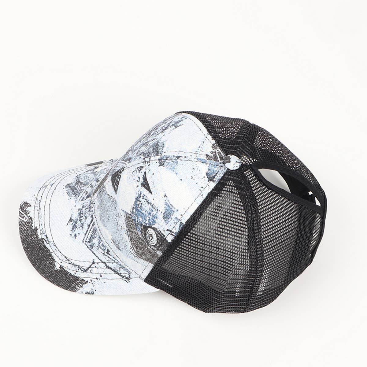 OUTDOOR CAMOUFLAGE GRAFFITI TIE-DYE BASEBALL CAP_CWAH1147