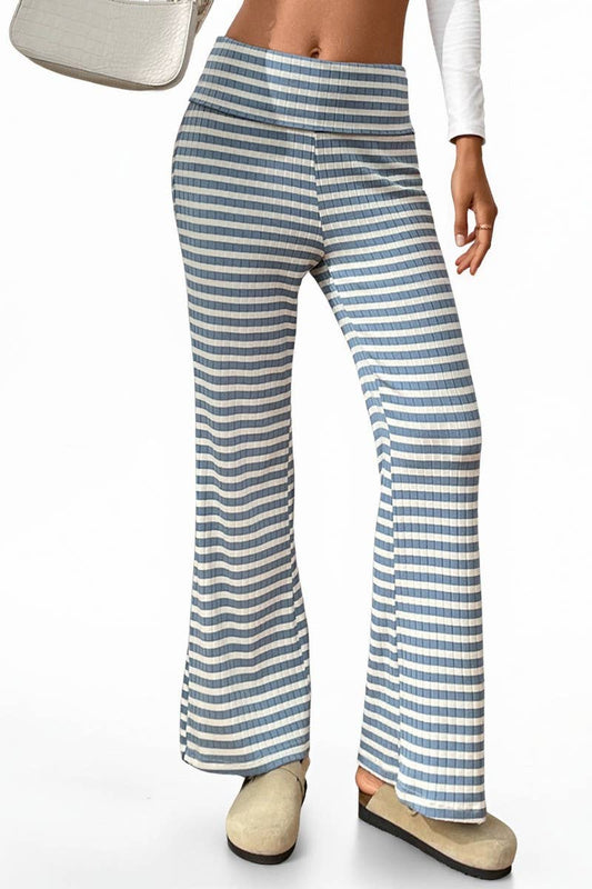 CWBLP00970_CASUAL STRAIGHT-LEG STRIPED LOUNGE PANTS