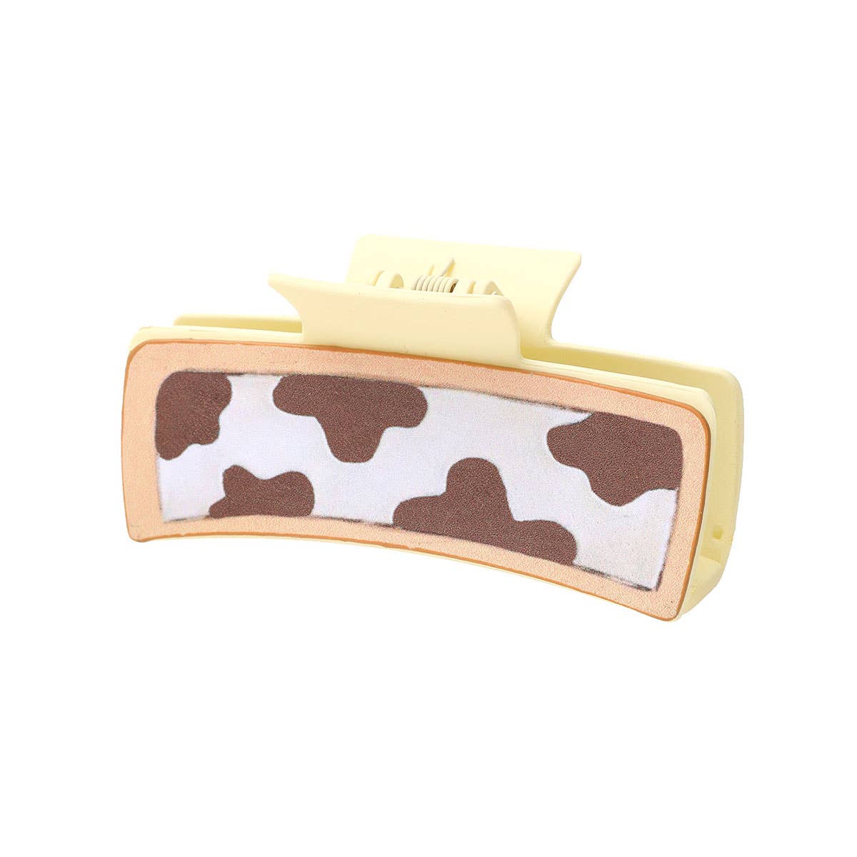 HORSE HEAD PATTERN LEATHER WESTERN HAIR CLAW CLIPS