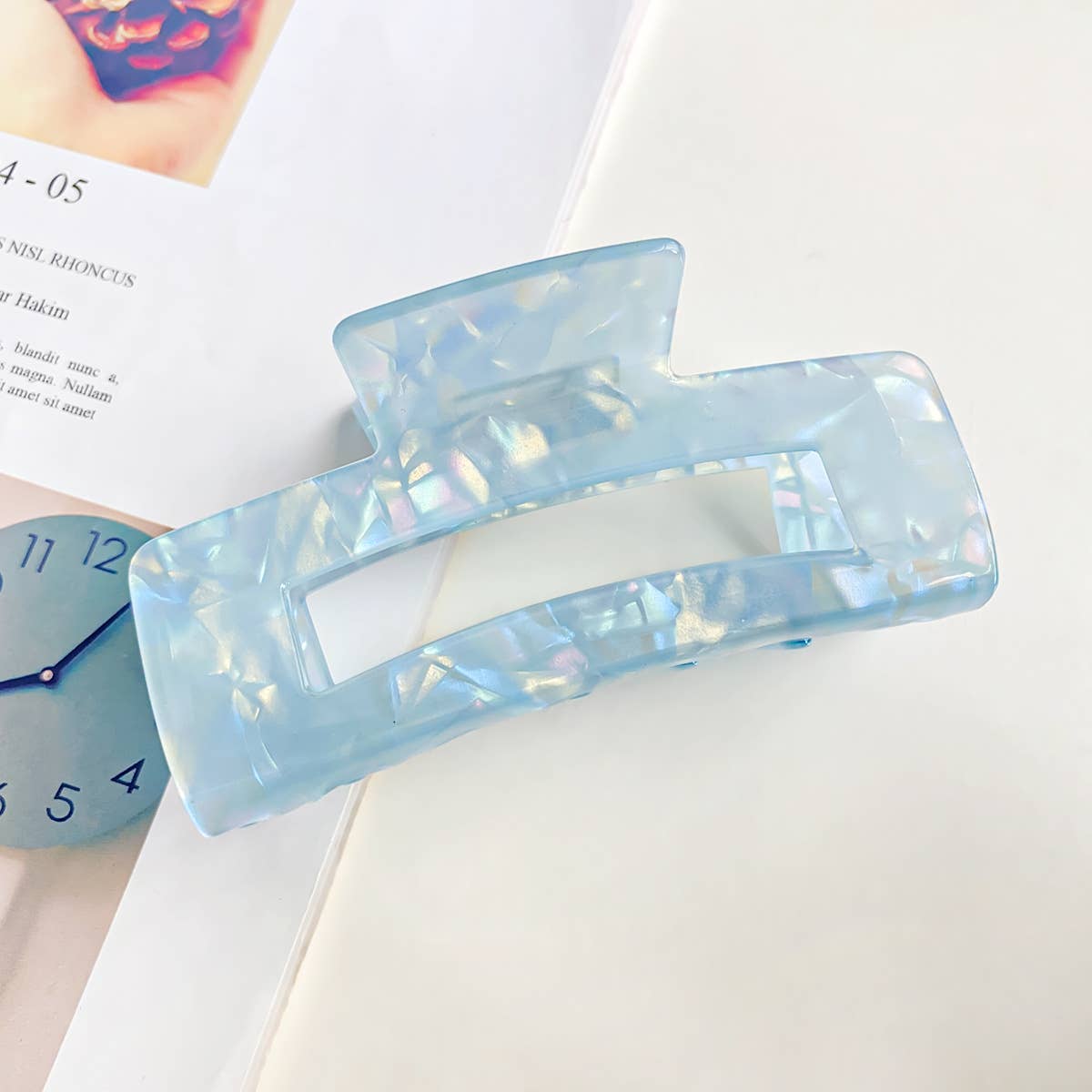 Iridescent Mermaid imitation acetic acid clip