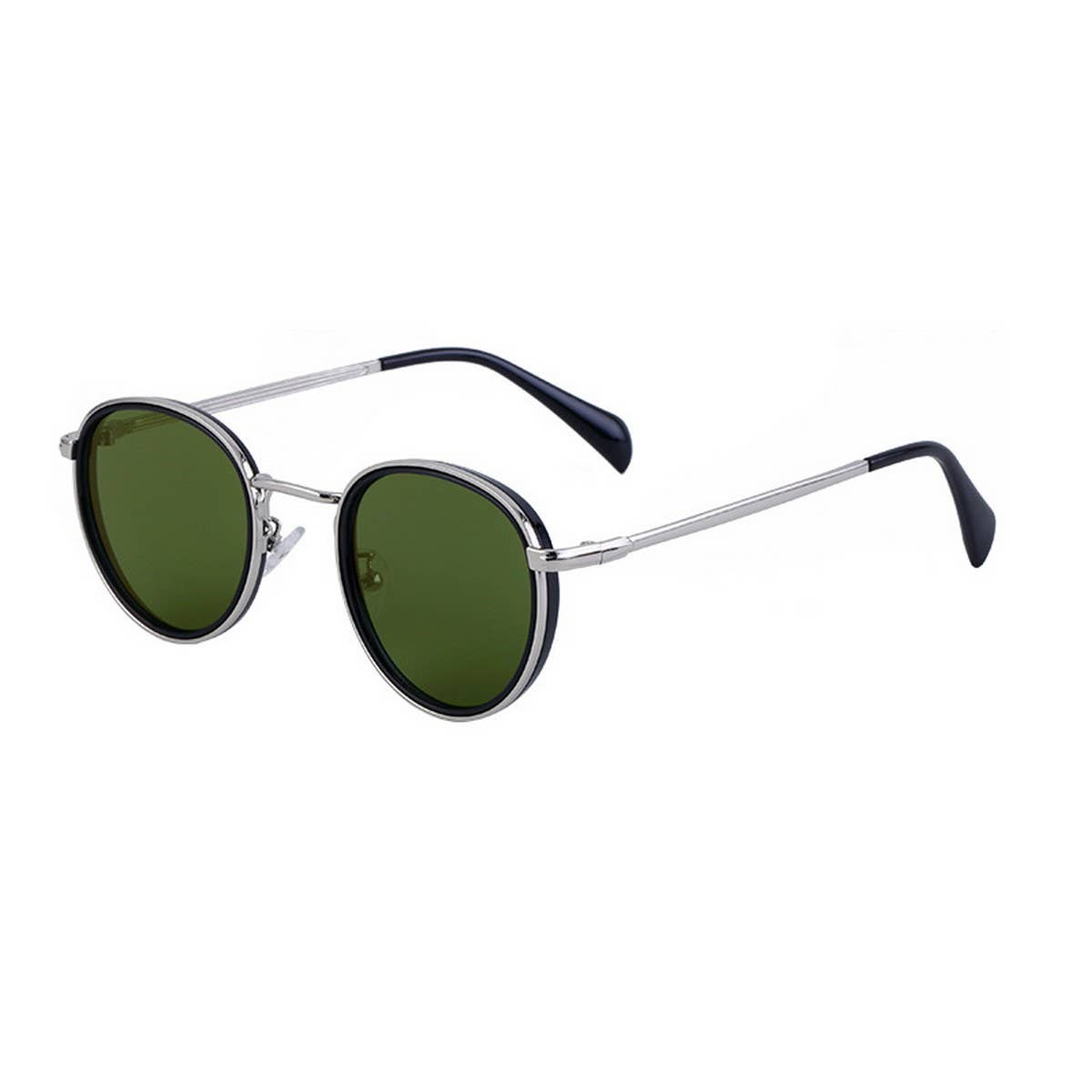 RETRO ROUND FRAME STEAMPUNK SUNGLASSES_CWASG0712