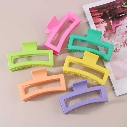 5.12" Jumbo Flat Hair Claw Clip ??Strong Hold_CWAHA1091