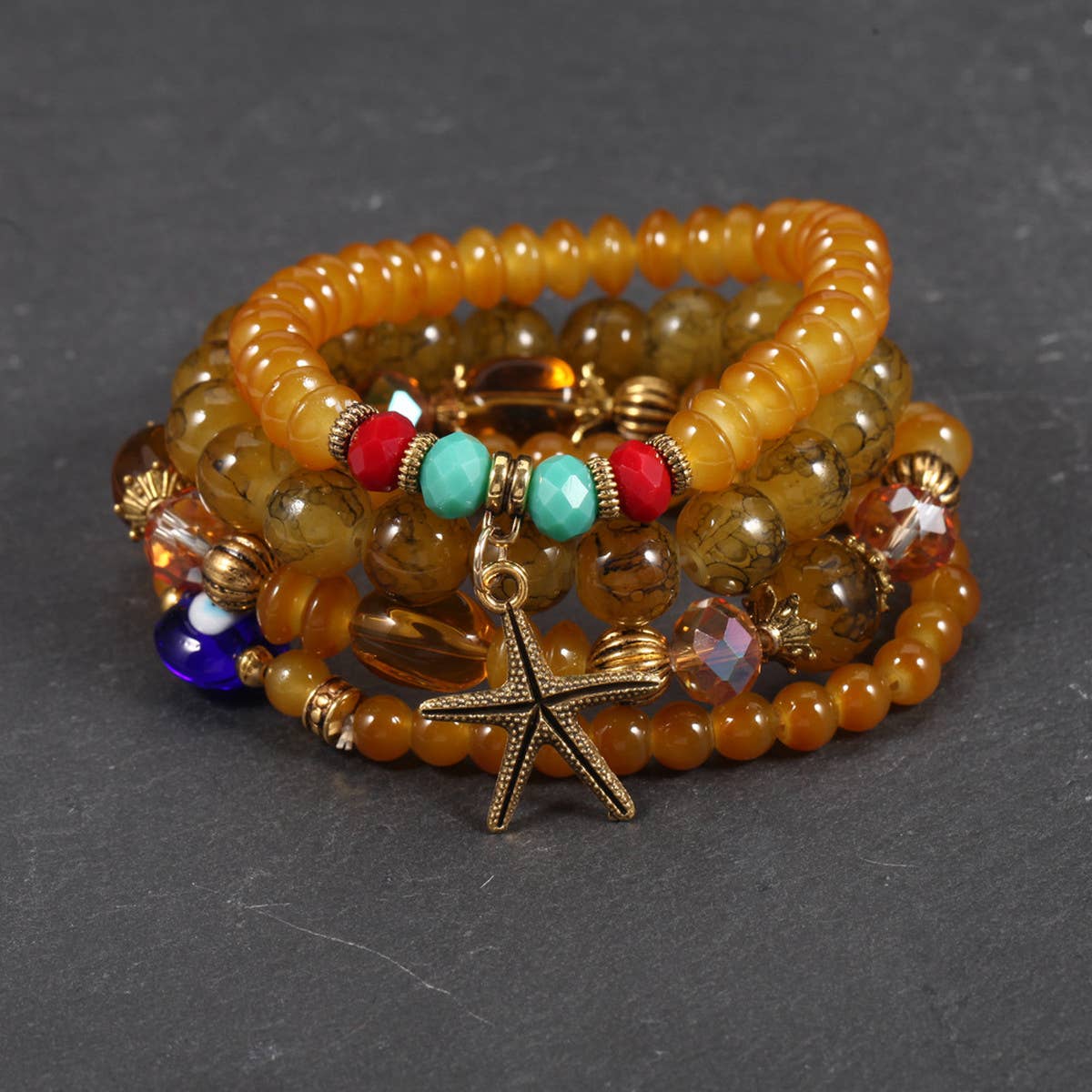 2024 NEW OCEAN STYLE SERIES STARFISH BRACELET_CWAJE2233