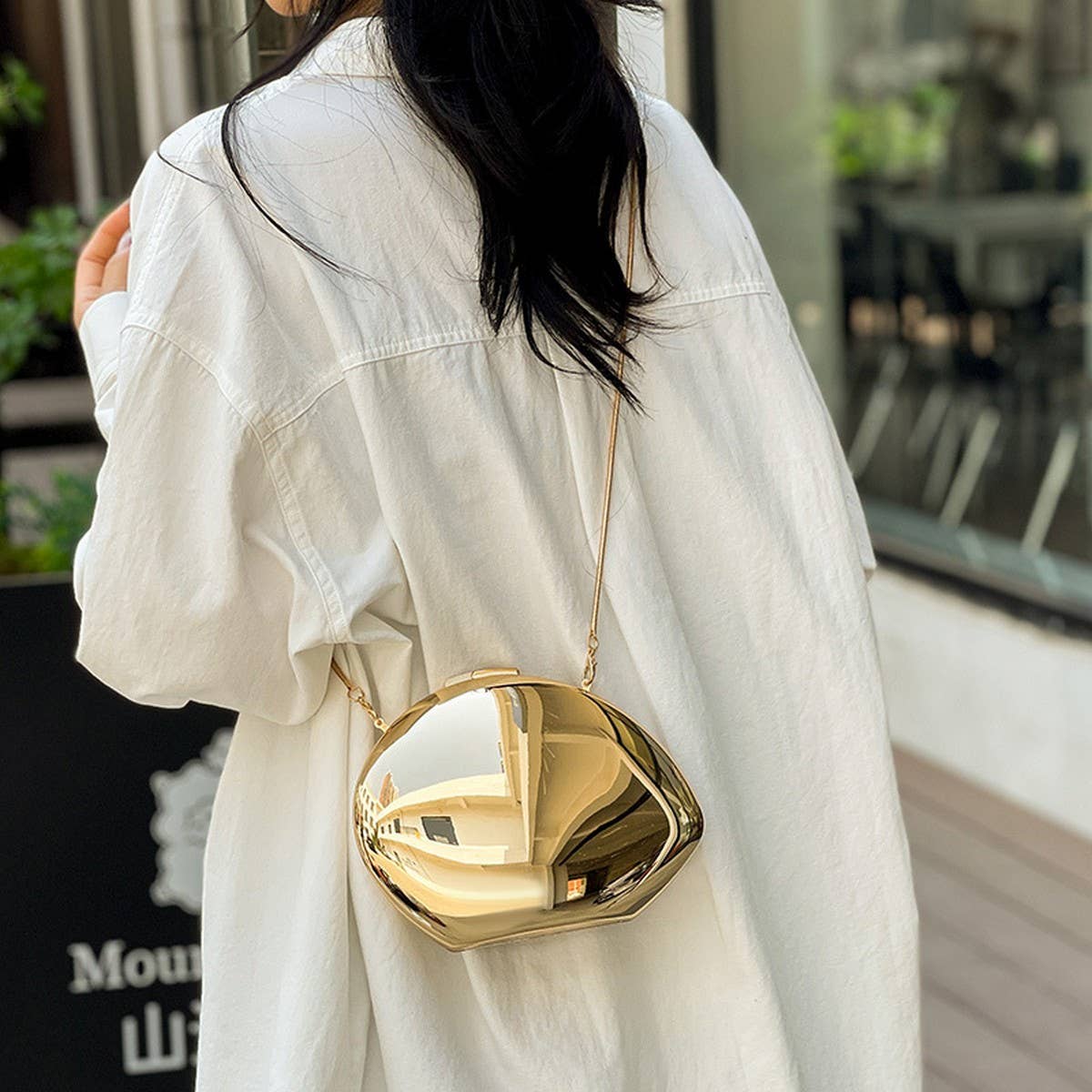 MIRROR BAG FRESH AND ELEGANT EVENING CLUTCH BAG _CWAB3257