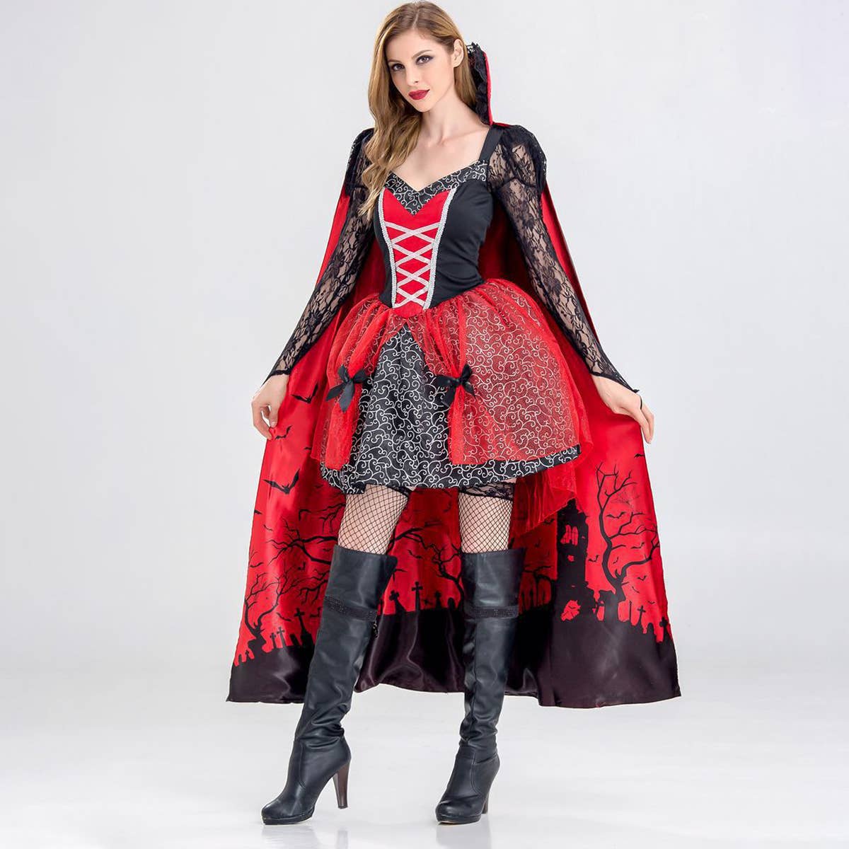 HALLOWEEN COSPLAY VAMPIRE QUEEN COSTUME