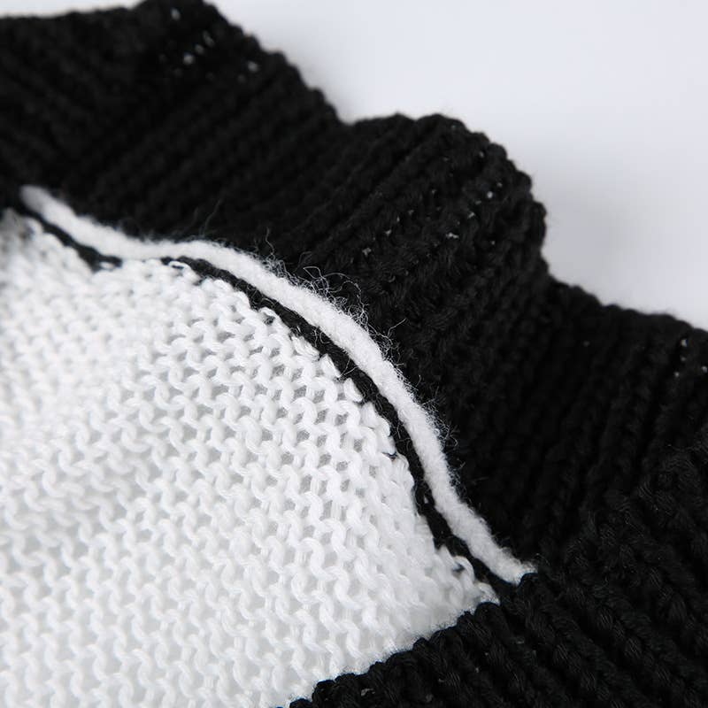 CUT-OUT V-NECK LOOSE AND LAZY CASUAL TOP