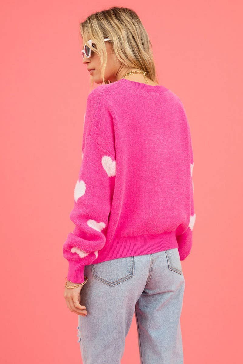 CWOSWL1695_Crew Neck Long Sleeve Pullover Sweater