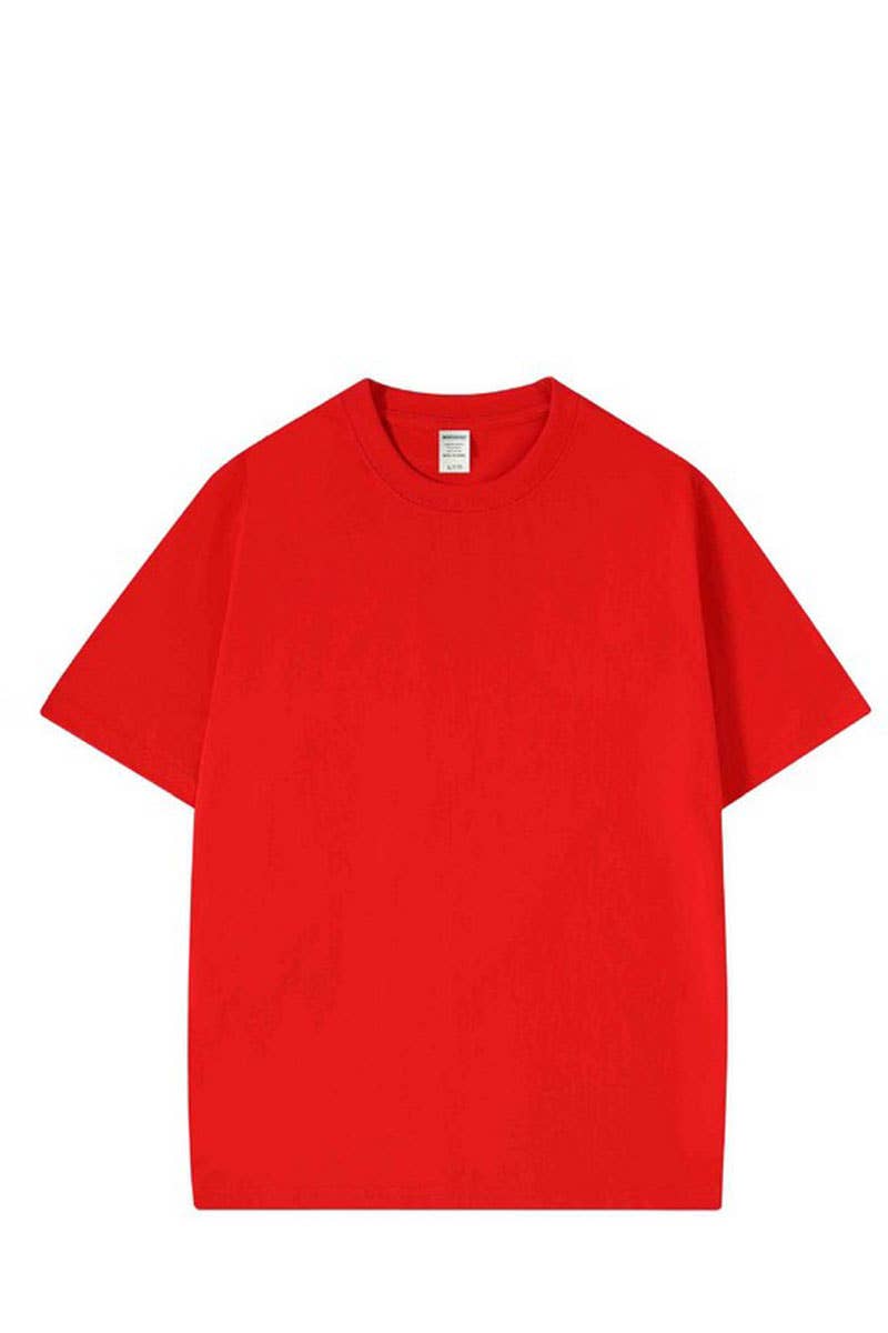 CWTSTS00821_HEAVY COTTON T-SHIRT CUSTOM LOGO UNISEX