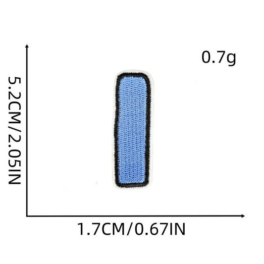 CARTOON ENGLISH ALPHABET PATCH EMBROIDERY PATCH_CWMM4065