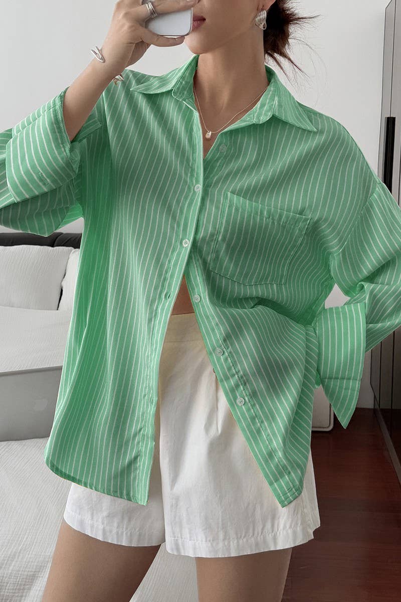 CWTSTL01003_CASUAL VACATION STRIPED LONG SLEEVE SHIRT