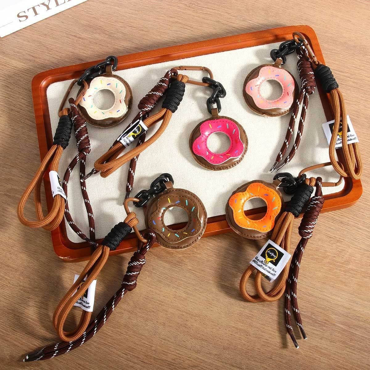 Leather Donut Charm ??Maillard Bag Accessory_CWMM7554