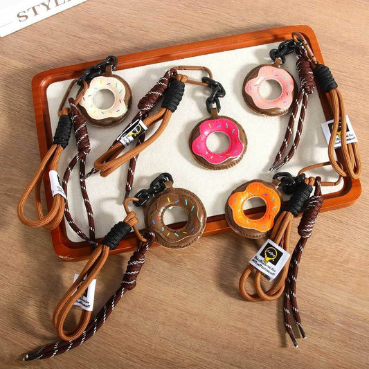 Leather Donut Charm ??Maillard Bag Accessory_CWMM7554