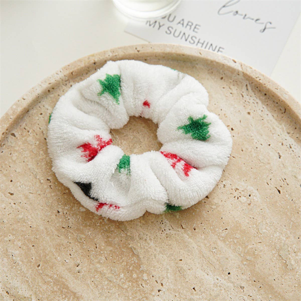 CHRISTMAS NEW ELASTIC HAIR SCRUNCHIES