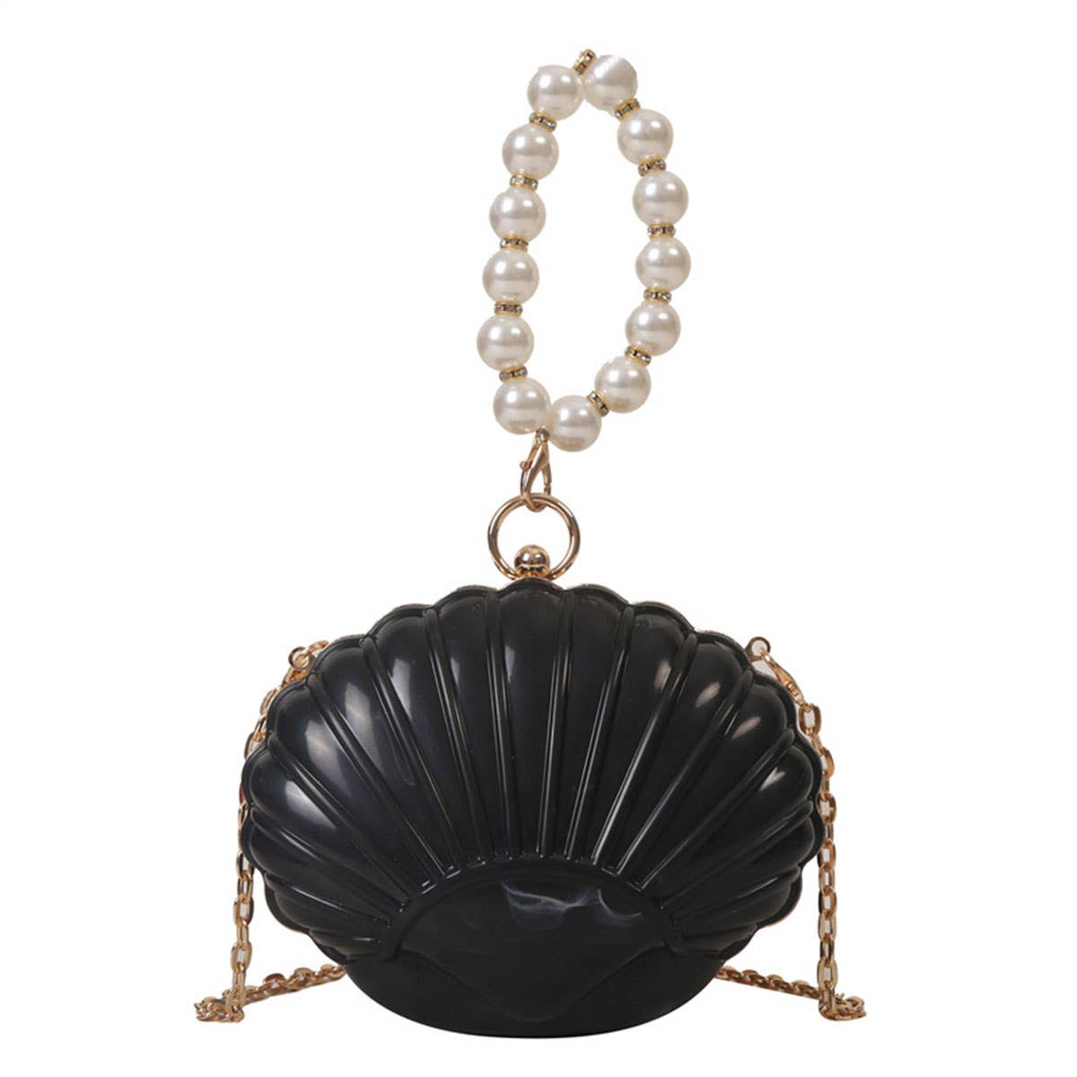 Fashionable pearl hand-held mouth red envelope