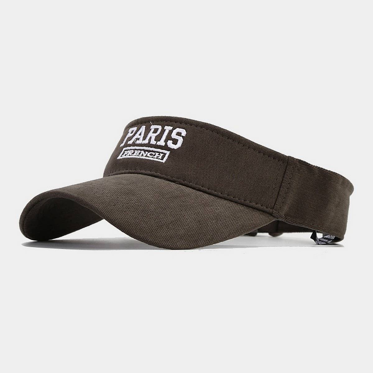 PARIS Embroidered Visor Hat -Summer Baseball Cap_CWAH3302