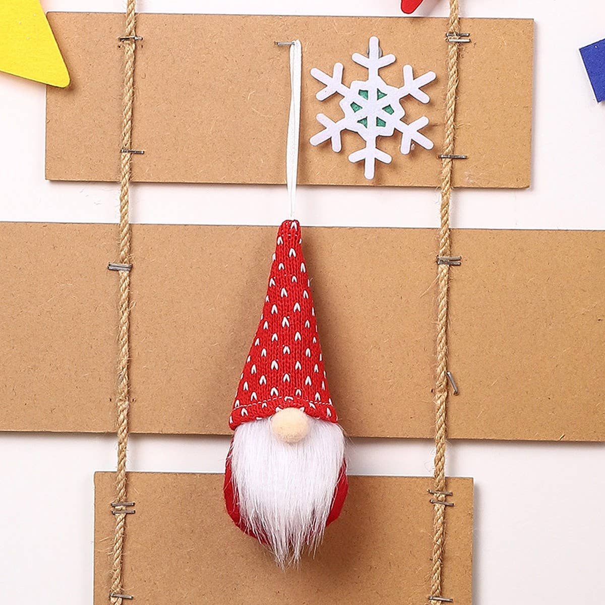 CHRISTMAS DECORATIONS FACELESS OLDMAN DOLL PENDANT