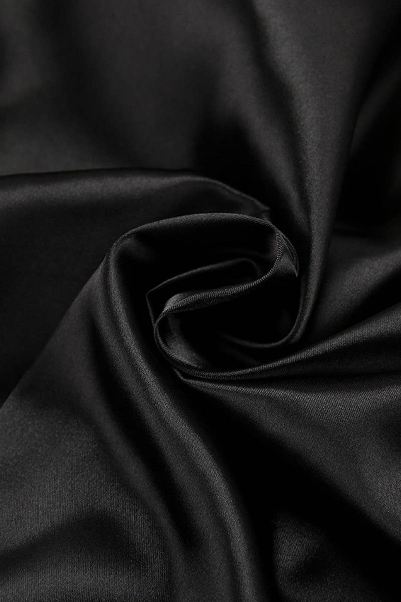 CWSPJ0320_SATIN STITCHING FEATHER PAJAMAS TWO-PIECE SET