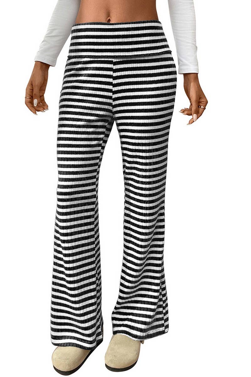 CWBLP00970_CASUAL STRAIGHT-LEG STRIPED LOUNGE PANTS