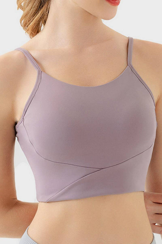 CWOV0657_SLING INTEGRATED PADDED YOGA SPORTS BRA