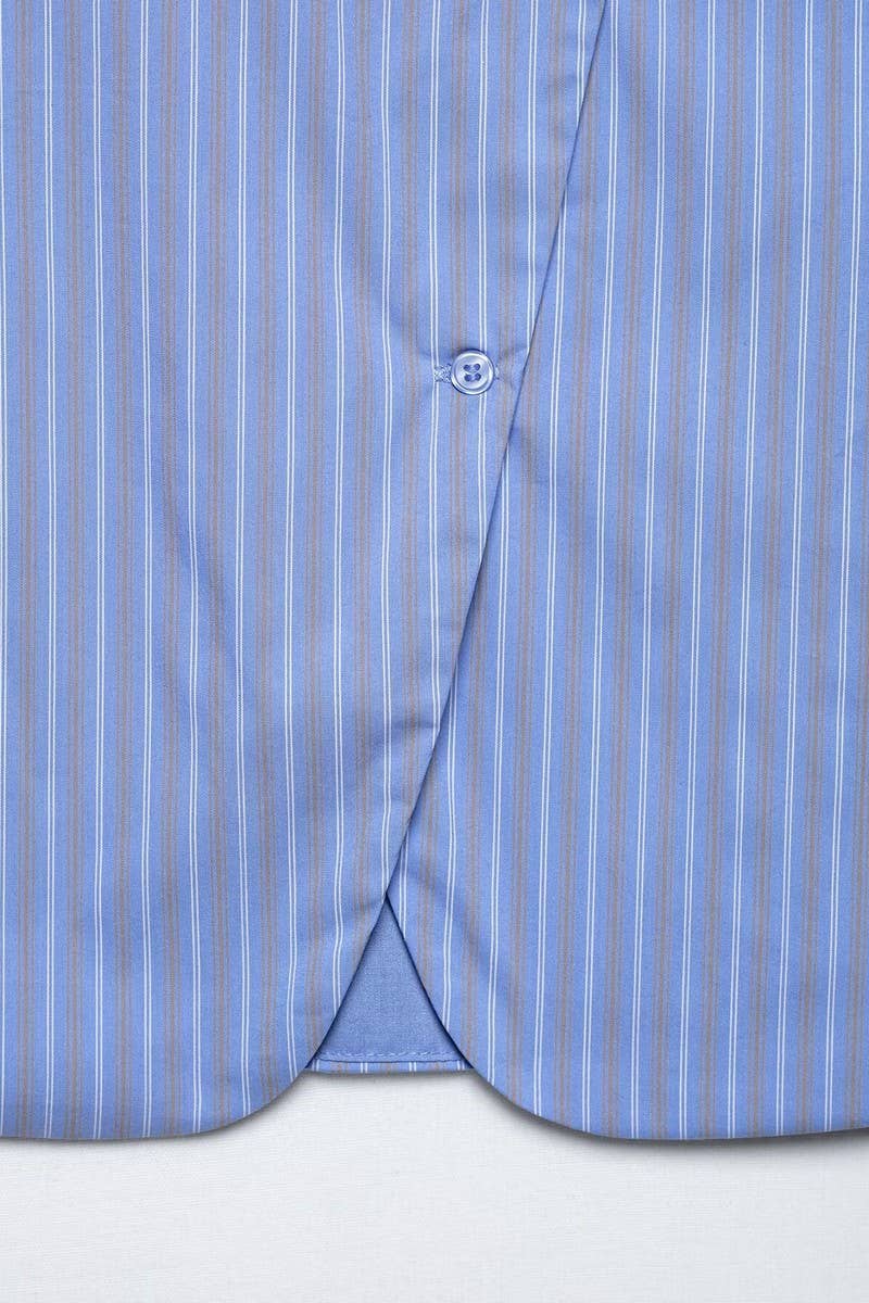 CWSBSSL0152_FASHION CASUAL STRIPED VEST + PANTS SET