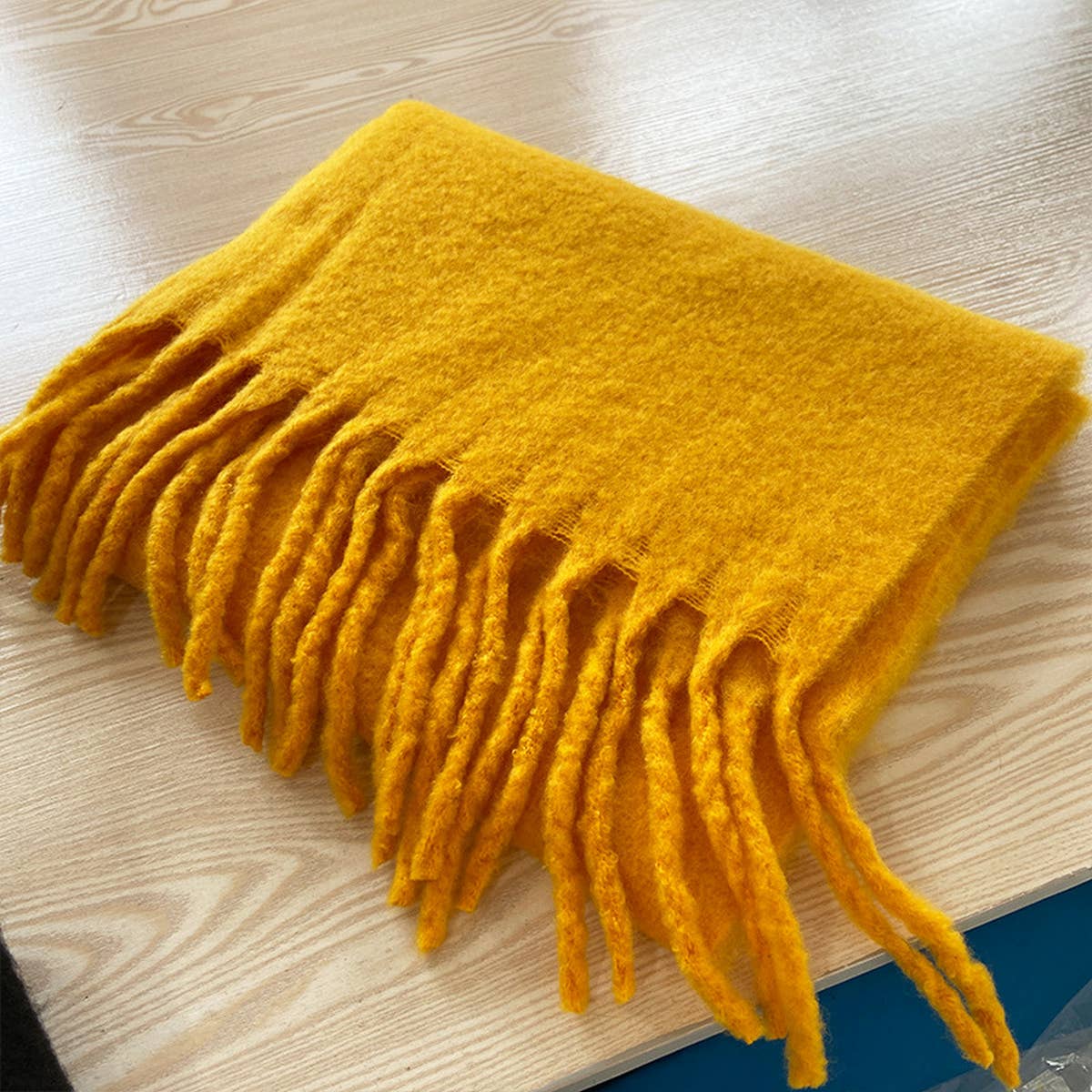 Soft Mohair Feel Scarf - Cozy Winter Wrap_CWASC0323