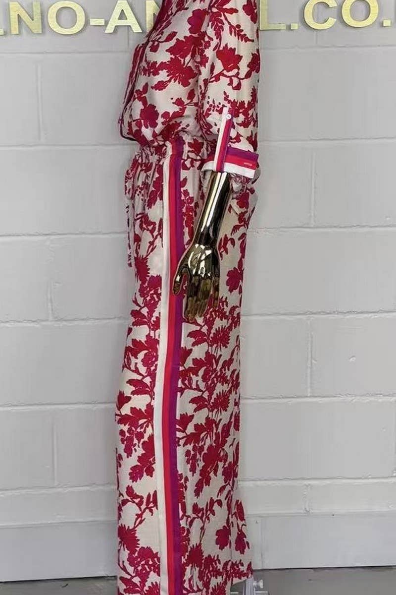 CWSTB2013_FLORAL BUTTON UP SHIRT AND SHORTS SET