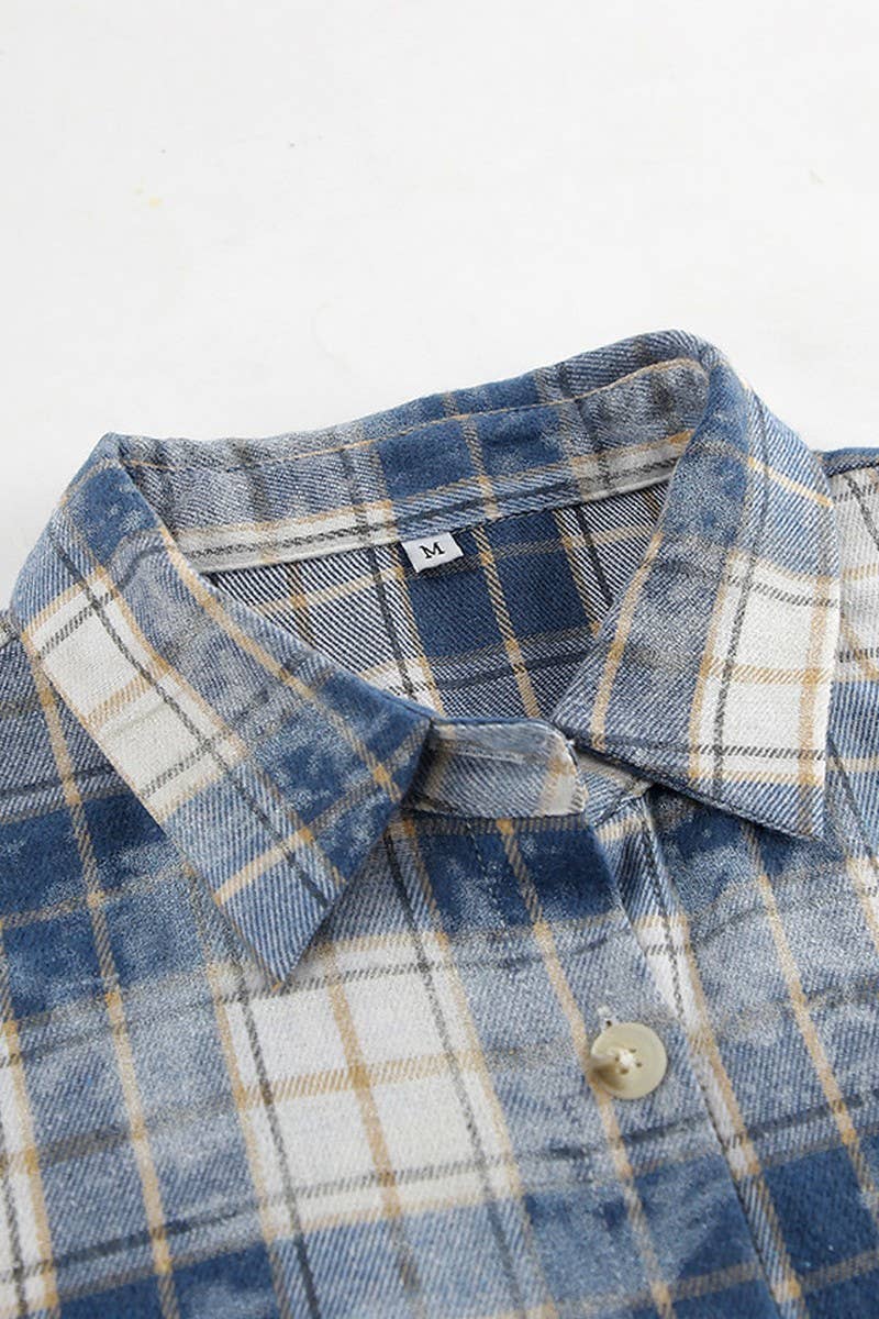CWTBLL00610_CLASSIC CASUAL PLAID LONG-SLEEVED COMMUTER SHIRT