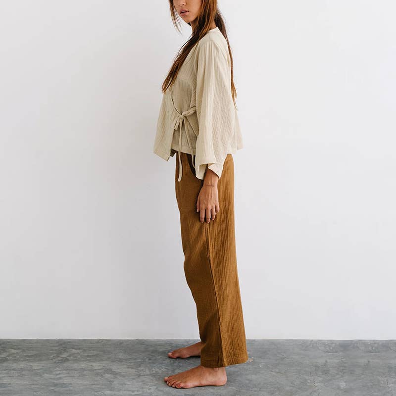 Design sense one piece V-neck lazy casual top