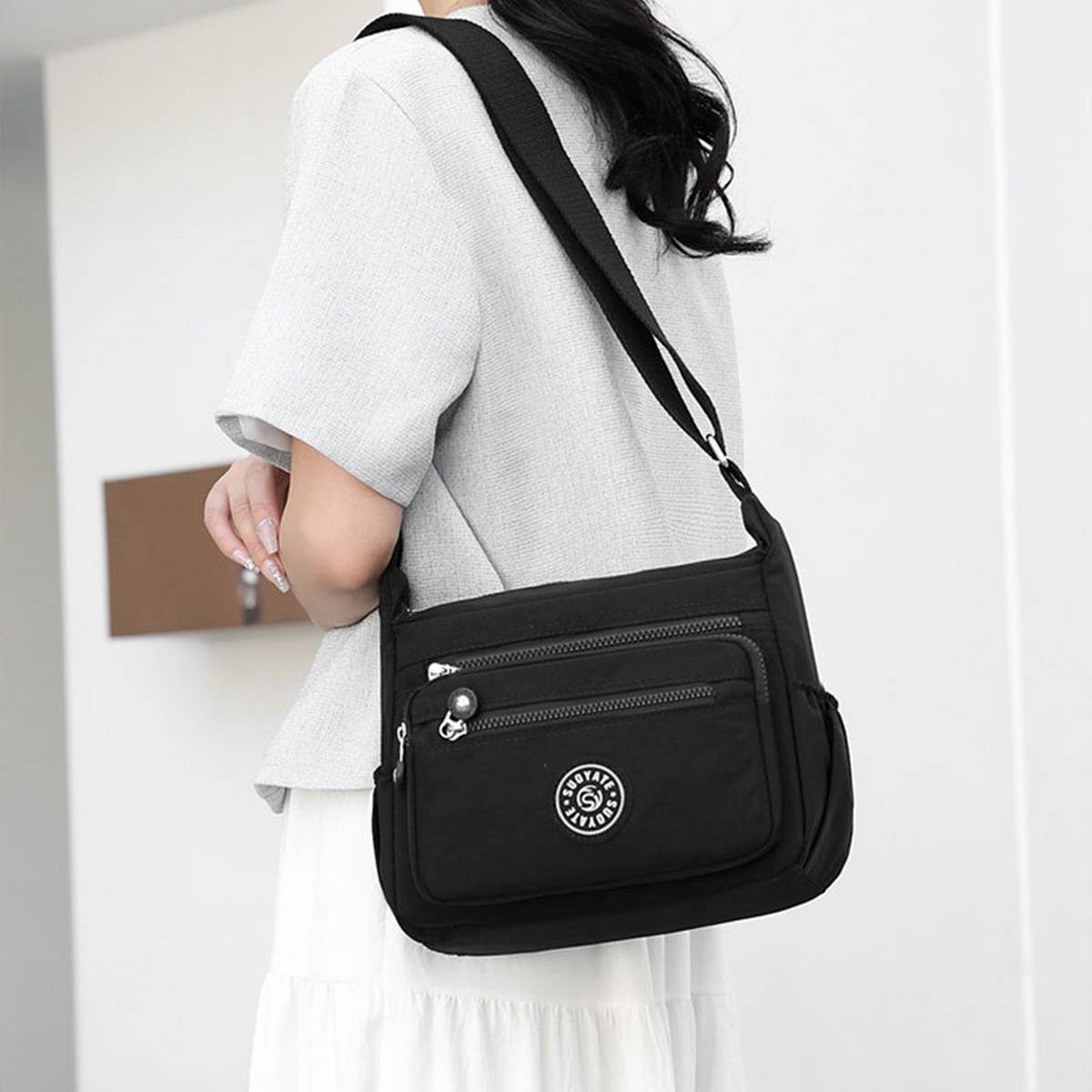 COMMUTING FASHION TRAVEL SHOULDER MESSENGER BAG