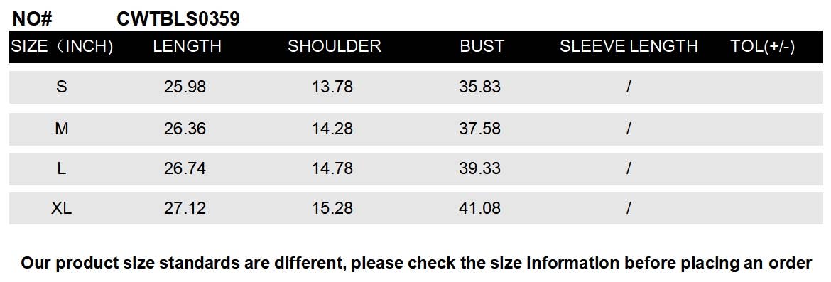 CWTBLS0359_Round neck Ruffle Sleeve Blouse