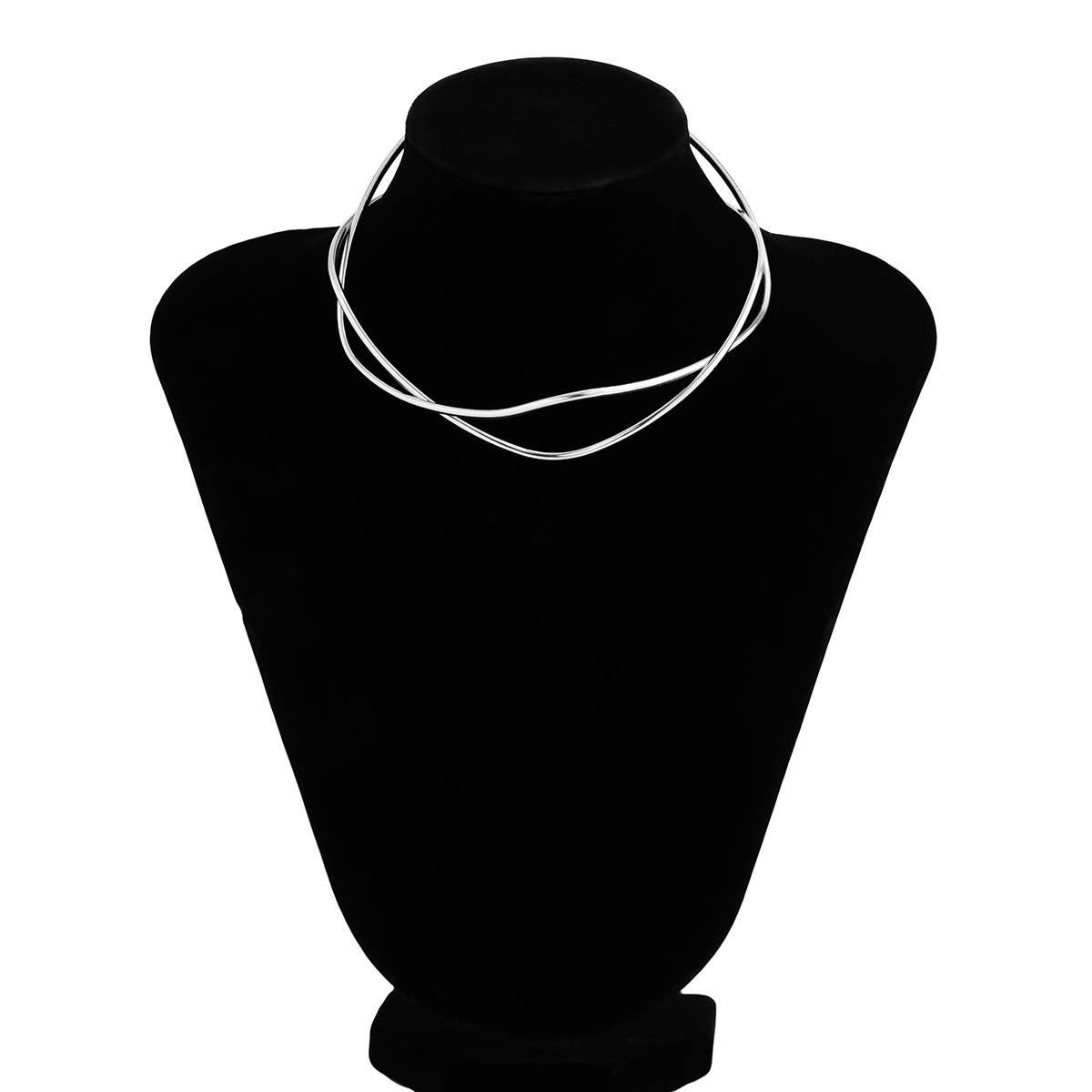 FASHIONABLE HIGH-END CROSS OUTLINE NECKLACE
