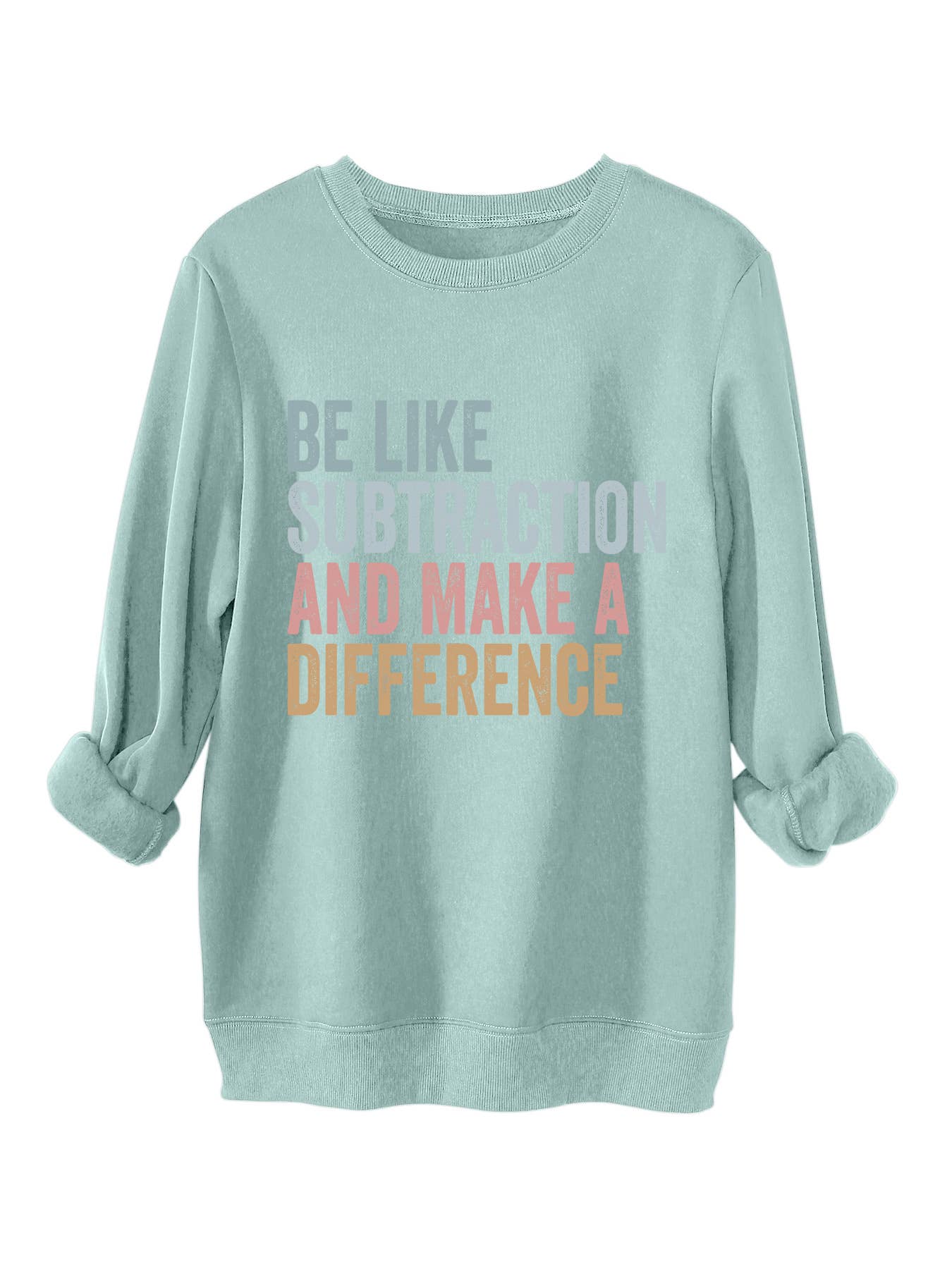 Be like subtraction printed thickened hoodie