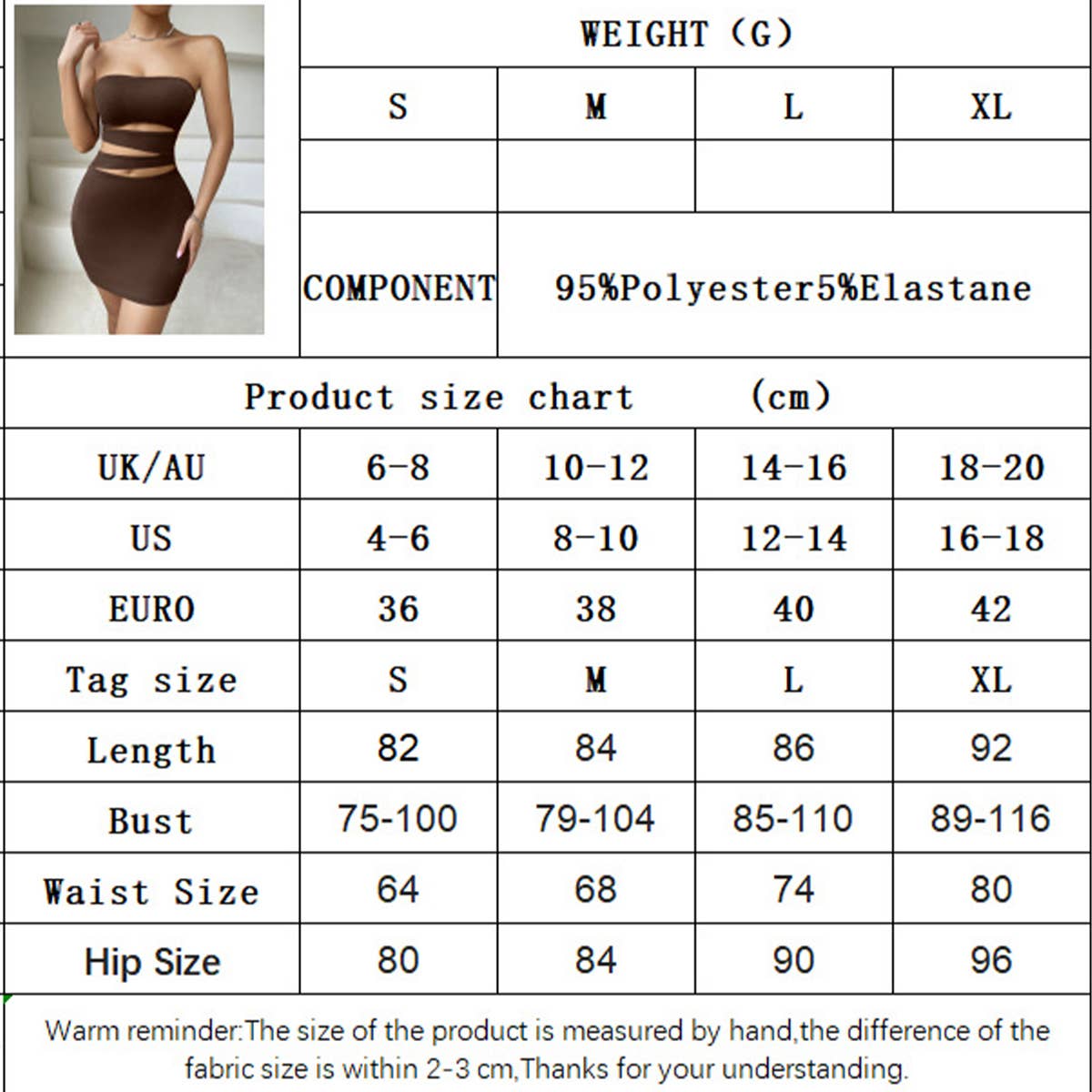 A line neck hollow-out bag buttock short dress