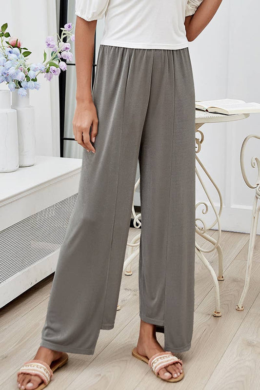 CWBLP1942_SUMMER IRREGULAR CASUAL SIMPLE WIDE-LEG PANTS