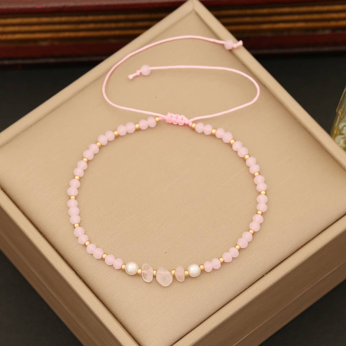 CRYSTAL NATURAL STONE BRACELET WOVEN JEWELRY