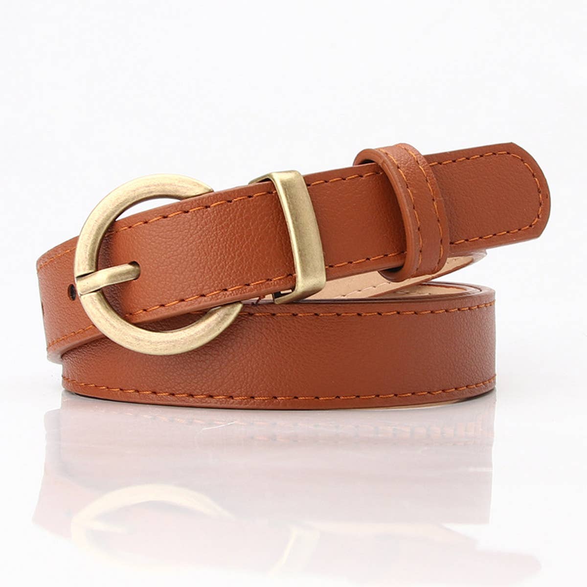 CWABE0911_VERSATILE PIN BUCKLE LEATHER BELT