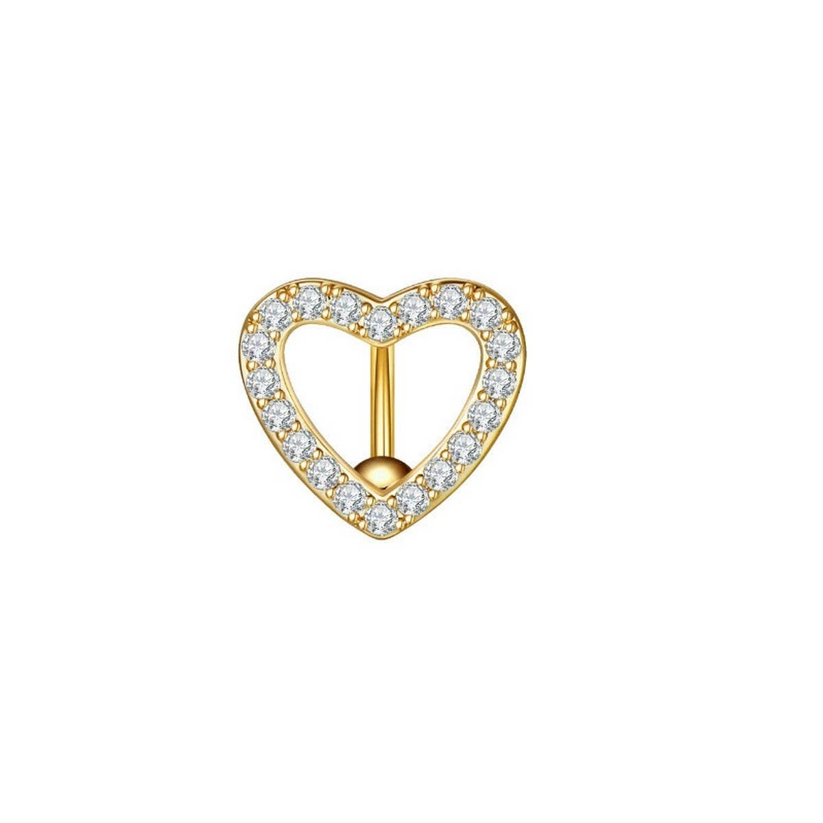 Zircon Belly Piercing Set – Mixed Charm Styles_CWMM9188