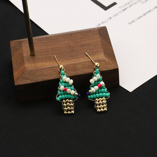 CHRISTMAS COLLECTION NATURAL PEARL EARRINGS