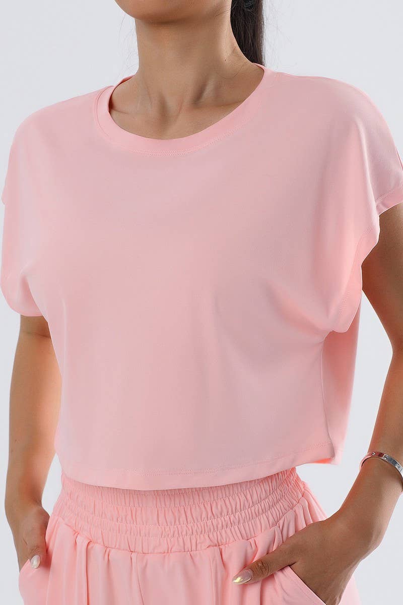 CWTBLS1567_QUICK-DRYING SHORT-SLEEVED SPORTS T-SHIRT TOP