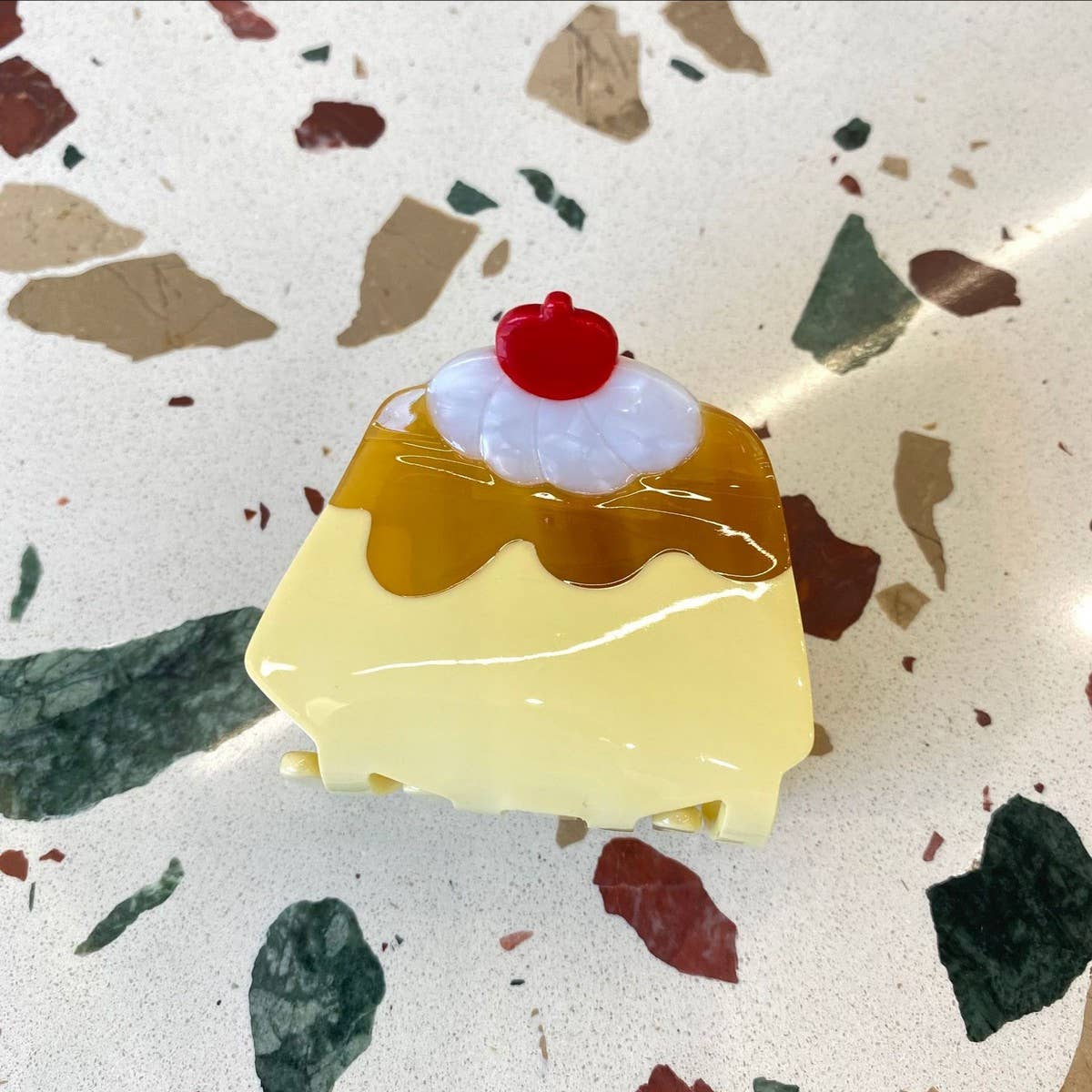 CWAHA4454_CUTE PUDDING HAIRPIN CHEESE CARTOON HAIRPIN