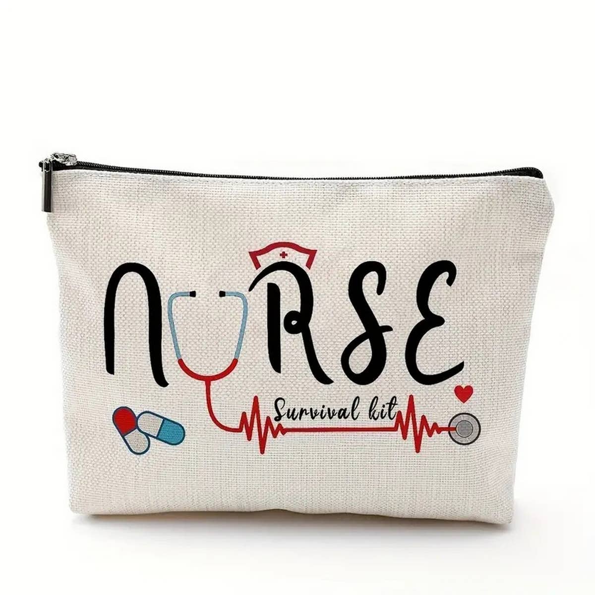 WATERPROOF LINEN COSMETIC BAG_CWAB1775
