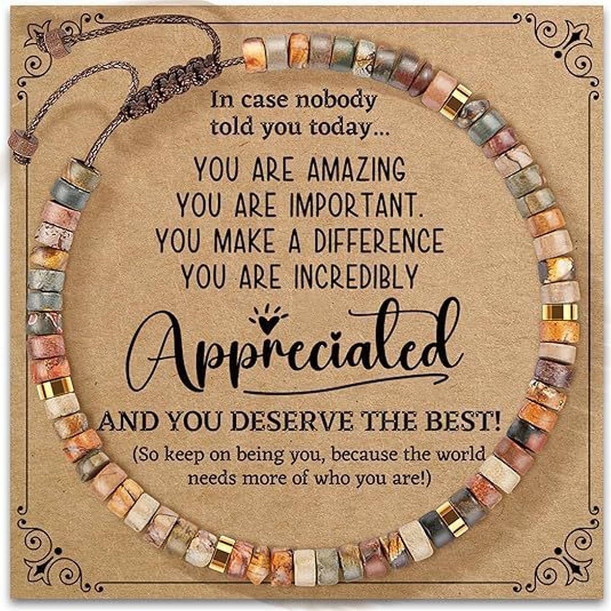 HANDMADE WOVEN BRACELET NATURAL STONE BRACELET_CWAB4624