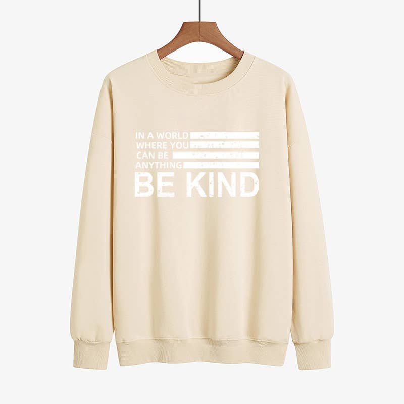 Basic monogrammed round neck hoodie